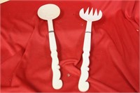 A Pair of Bone Utensils