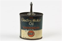 GULF ELECTRIC MOTOR OIL 3 U.S. OZ. HANDY OILER