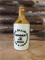 J.Ellis Cessnock Ginger Beer Stone Bottle