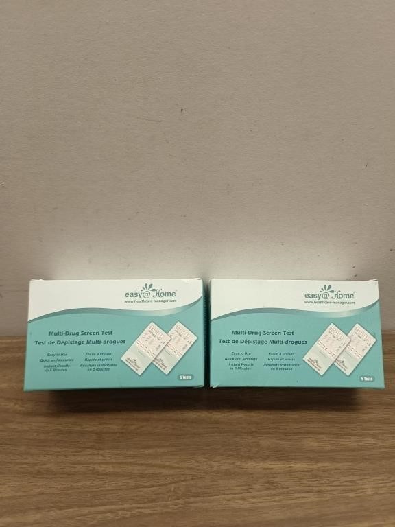 2X EASY HOME MULTI SCREEN DRUG TEST 5 PACK