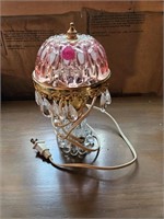 Small Electric Glass Table Lamp