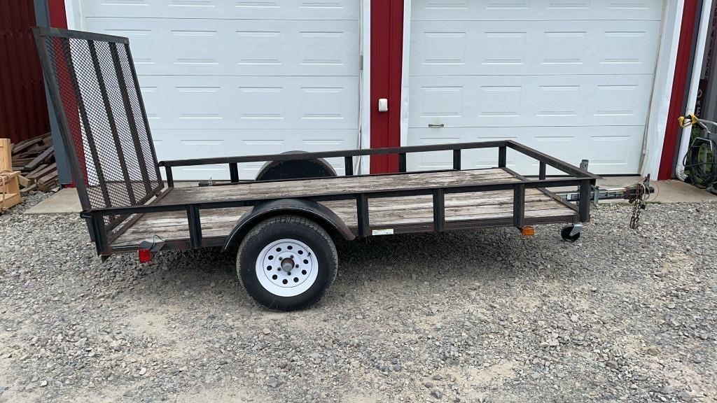 2008 5 ’x 10’ Utility Trailer With Fold Up Gate