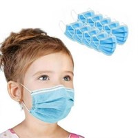 Blue 3 Ply Disposable Face Masks (Pack of 150)