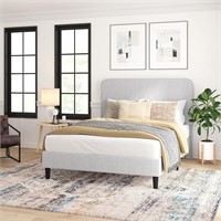 Queen-Taylor & Logan Fabric Platform Bed