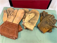 3 PAIR LEATHER XL GLOVES