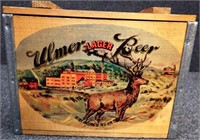 Ulmer Lager 12-Pack Beer Bottle Wooden Crate