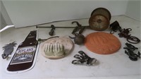 Antique Scale, Brass Barometer, Garden DŽcor
