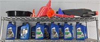 Large Lot Of Motor Oil & Accessories