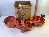 Mirro Aluminum Copper-tone Mold Set