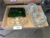 Clear Glass Candle Holders and Other