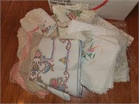 lot hand decorated linens