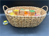 Big Ol' Basket of Wood Blocks