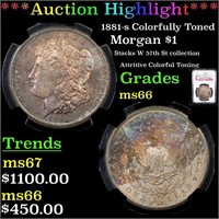 *Highlight* 1881-s Morgan $1 Graded ms66