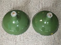 (2) INDUSTRIAL METAL LIGHT FIXTURES *