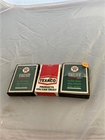 3 Vintage Texaco Decks of Cards