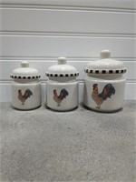 Ceramic Chicken Canisters