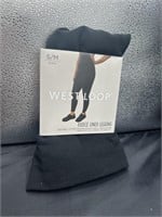 WESTLOOP S/M Fleece Lined Leggings Seamless BLACK