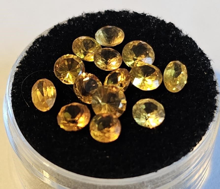 Small Faceted Gemstones -Topaz
