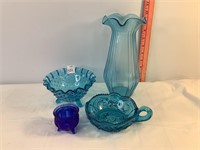 Blue Glassware