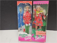 Caroling & Holiday Barbie Dolls