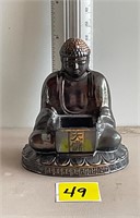 Vtg Meditating Buddha Incense Burner