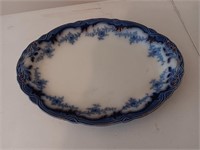 Grindley flow blue somerset platter 14" inches