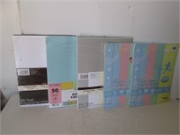 CARDSTOCK PAPER &  REFILL PAPER LOT