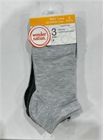 Wonder Nation Boys No Show Socks, 3pk, M(9-2.5)