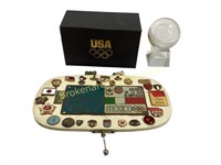 Collection of Olympic Pins, Gold Level USA