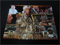 Ric Flair signed 8x10 photo JSA COA