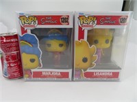 2 figurines Funko Pop, The Simpsons