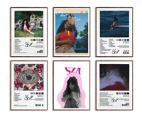 Sza Music Album Cover Poster Print Canvas Wall Art