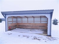 10x20 open front shed