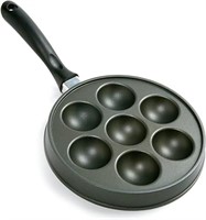 Norpro 3113 Cast-Aluminum Nonstick Aebleskiver Stu