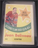 1969 O-Pee-Chee #220 Jean Beliveau Hockey Card