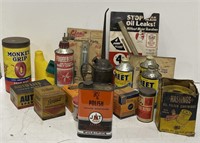 (AF) Lot of Assorted Vintage Automobile Items