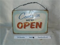 Metal Sign OPEN & CLOSED