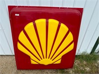 Shell Plastic Sign