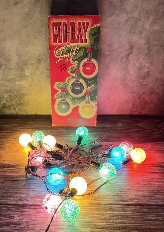 Ice Glo Glo-Ray Christmas Bulbs