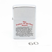 1978 Zippo Lighter Father of the Year Unlit
