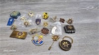 Vintage Law Enforcement Lapel Pins