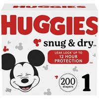 SEALED-HUGGIES Snug & Dry Diapers, Mega Colossal P
