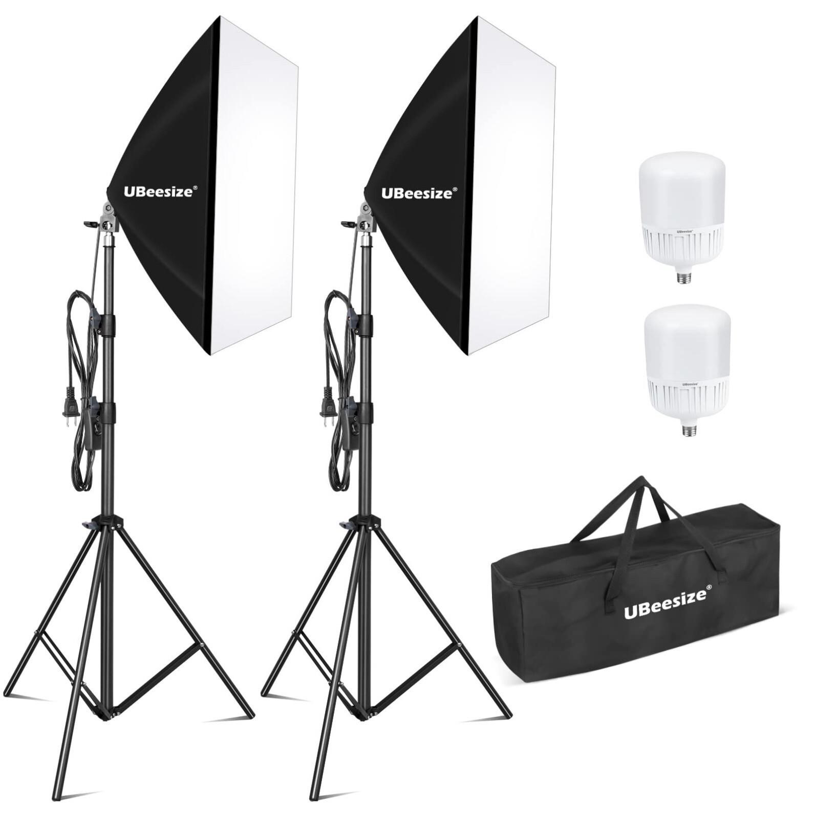 UBeesize Softbox Photography Lighting Kit, 27 x 2