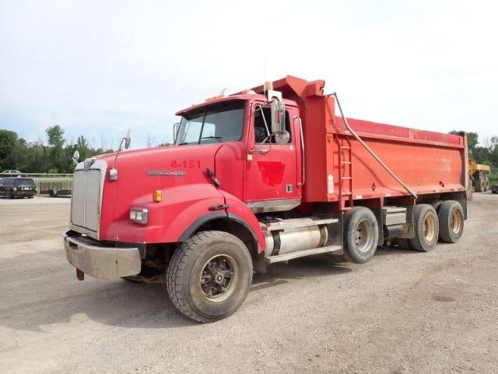 2007 Western Star 4900SA Tri/A Dump Truck 5KJJALCK