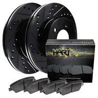 Hart Brakes Front Brakes and Rotors Kit |Front Bra