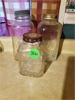 COLLECTION OF OLD JARS