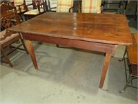 EARLY 2 BOARD PRIMITIVE HARVEST TABLE