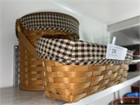 (2) Longaberger Baskets