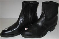 Pair size 10EE leather upper boots.