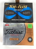 Golf balls Topflite infinity new in box, Titleist